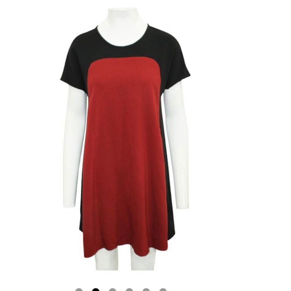 Kate spade red black dress sz 00 XS S keyhole back cute - Picture 1 of 11